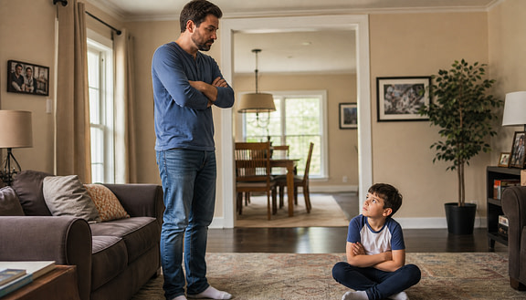 Dad and Son Showdown